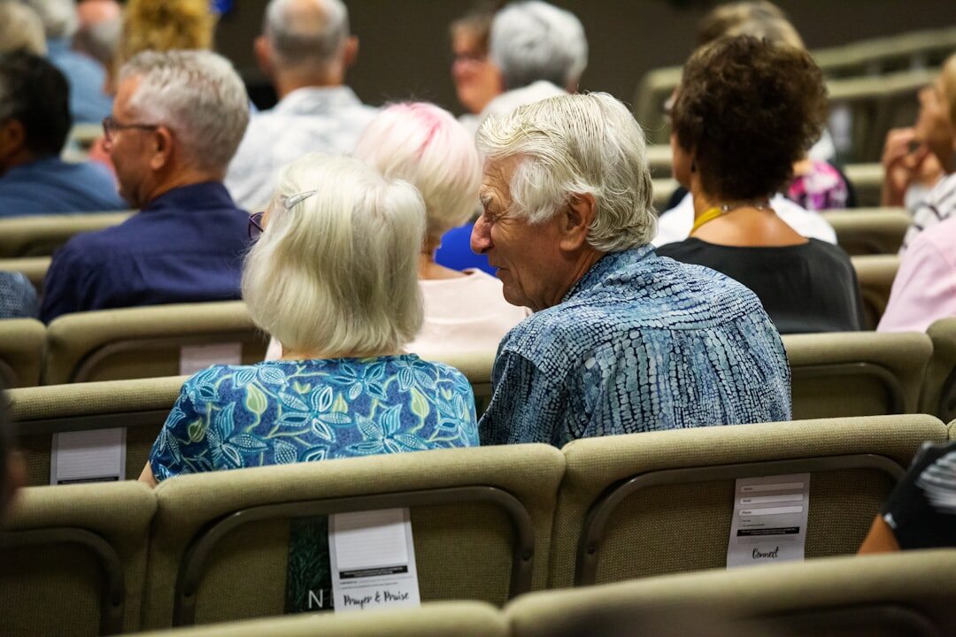 seniors gathering together