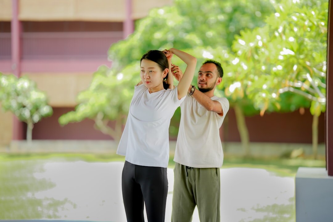 seniors doing gentle exercises